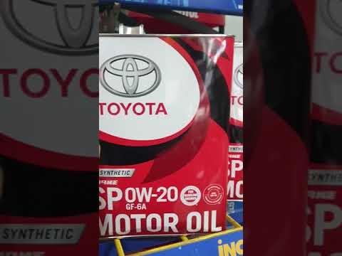 וִידֵאוֹ: שמן Toyota 0W20: תיאור וסקירות