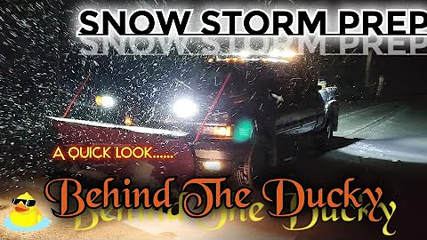 Preparing The Duramax For Snow Removal