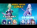 [Spiral Abyss 6.0/Luna I] C6 Sucrose Taser &amp; C0 Skirk Freeze (NO Escoffier) | Genshin Impact