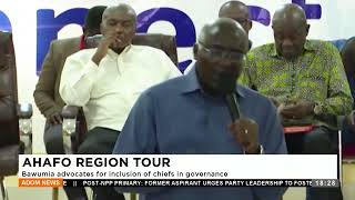 Ahafo Regional Tour: Bawumia advocates for the inclusion of chiefs in governance - Adom TV News.