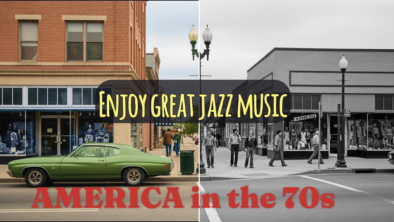1970s America in Color: A Nostalgic Journey with Relaxing Jazz