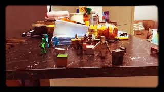 Stick bots vs Minecraft
