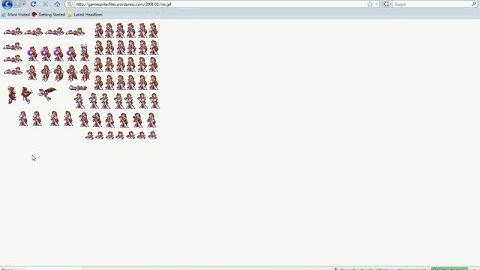 how to cut sprites out of a sprite page