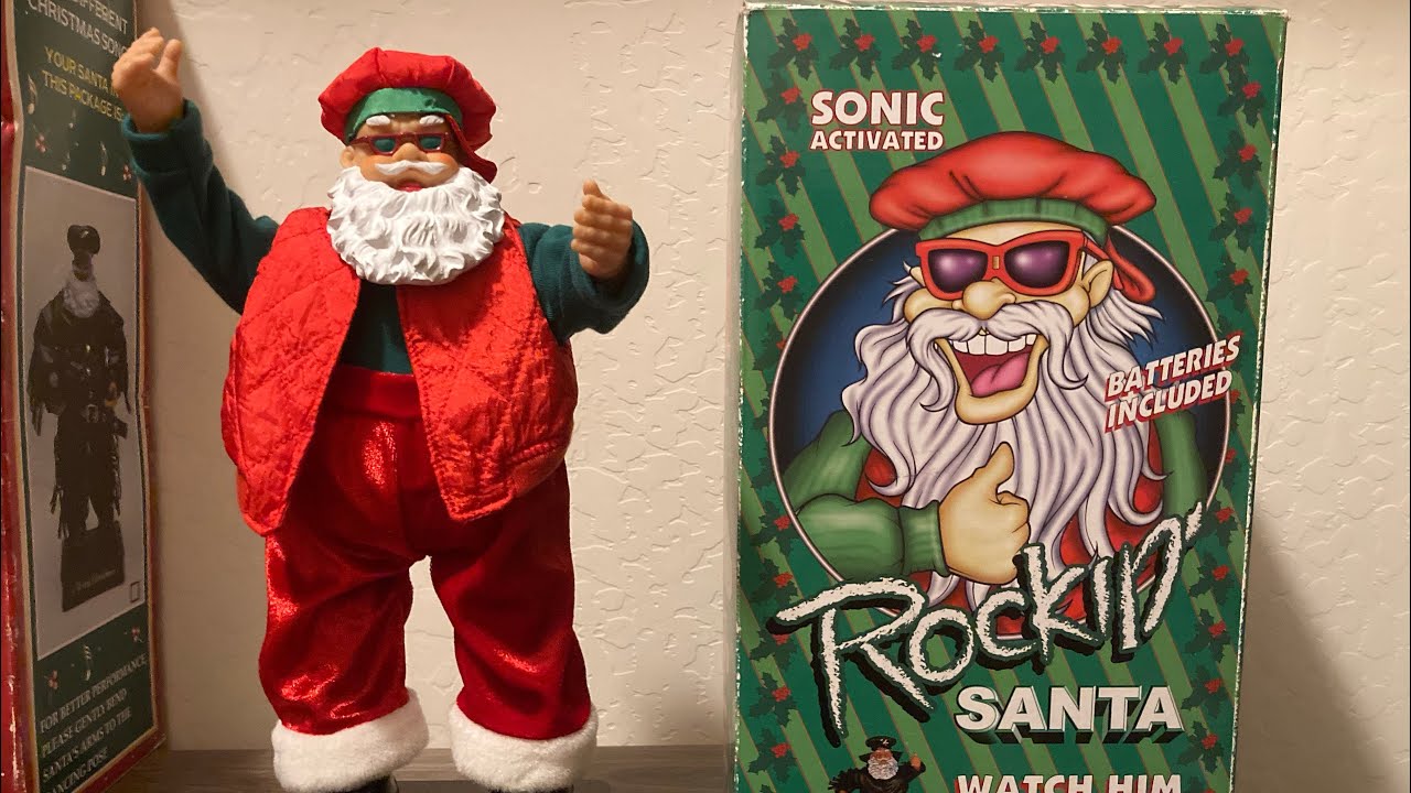 Rock Rudolph Novelty inc rockin’ Santa (rock rock Rudolph) - YouTube