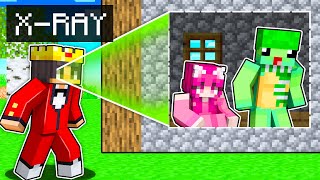 Using X-RAY To Cheat In Minecraft Hide and Seek!