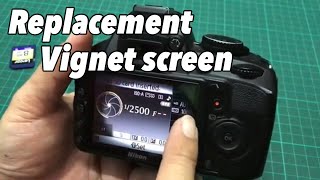 How to replacement nikon d3100 lcd 