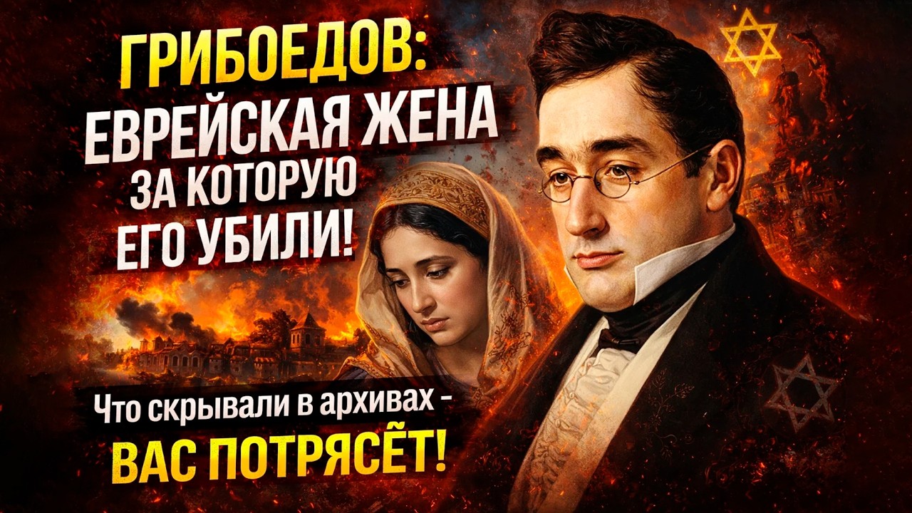 ГРИБОЕДОВ: Самый Страшный Миф Дипломата - Еврейская Жена-Грузинка, За Которую Его Убили!