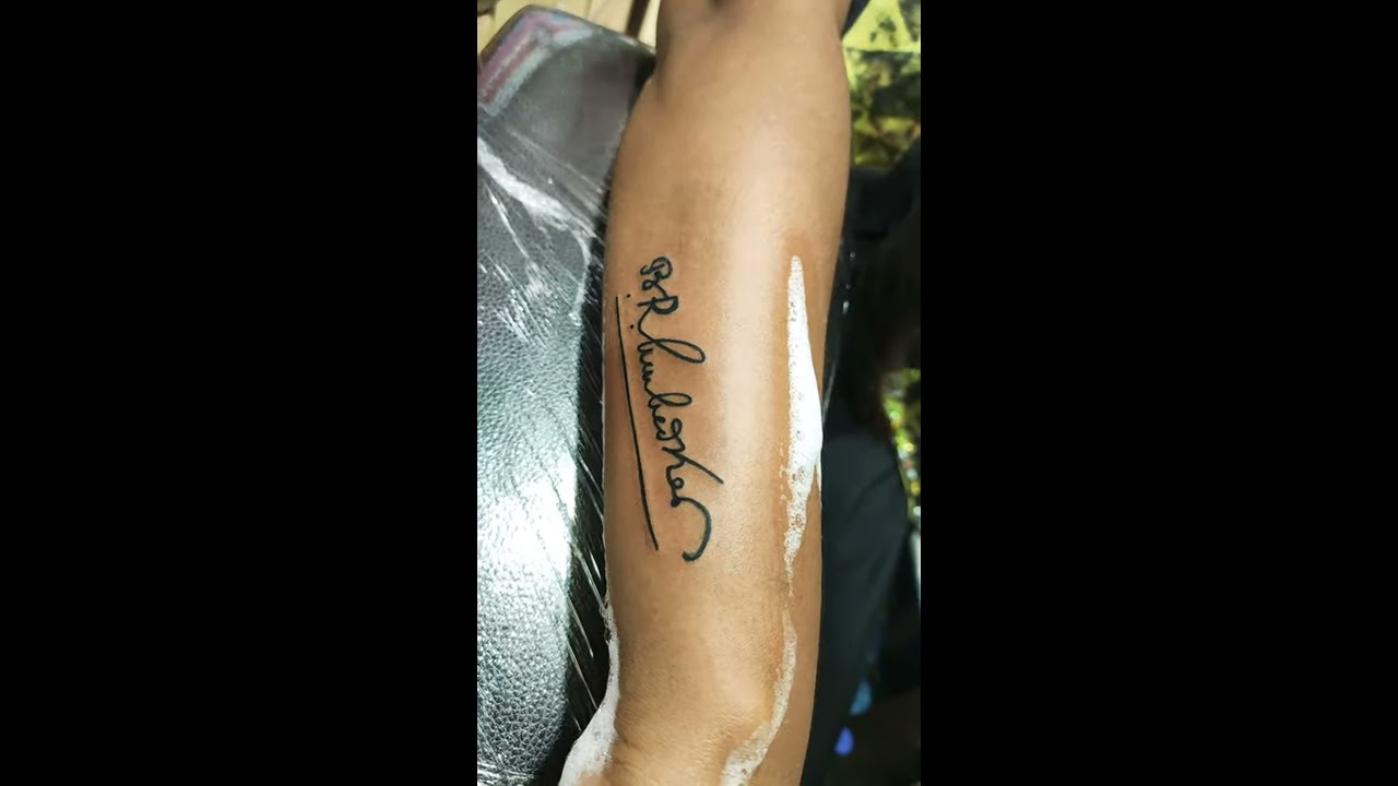 Dr Babasaheb Ambedkar Signature signaturetattoo drbabasahebambedkar  goatattoo tattoogoa jesutattoo shashivaghela  By Lucky 7 tattoo studio   Facebook