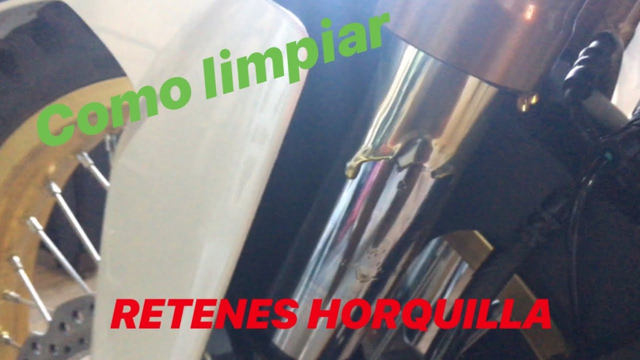 Como limpiar RETENES HORQUILLA MOTO AFRICA TWIN ADVENTURE SPORT 2019 Cleaning Seals Fork