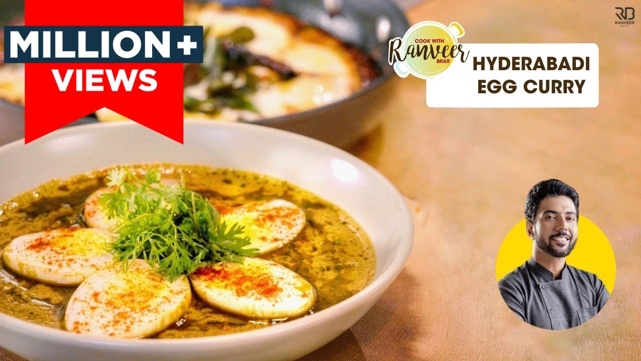 हैदराबादी अंडा करी  | Hyderabadi style 2 Egg Curry recipes | Egg Masala | खगीना | Chef Ranveer Brar