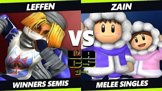 LACS 5 Top 8 - Leffen (Sheik) Vs. Zain (Marth, Ice Climbers) Smash Melee - SSBM