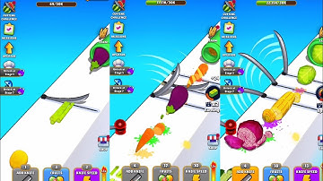 Slice Master : Idle Clicker Stage 3 Gameplay