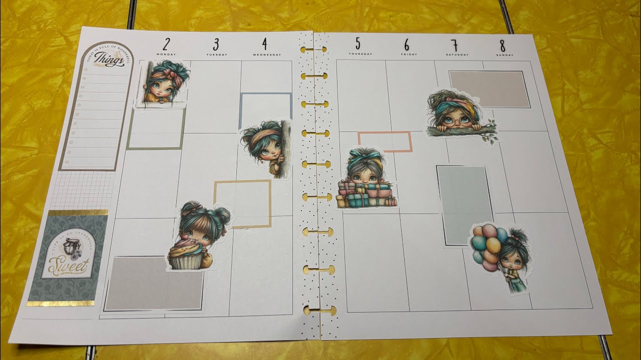 Happy Planner weekly for March 2-8