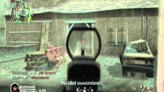 COD4 Gameplay:TDM on Downpour w/ Ak47 26-8