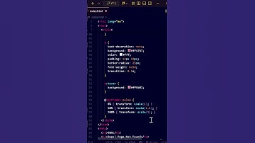 Create a 404 Error Page Using HTML & CSS