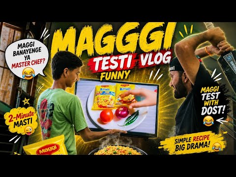Maggi banate samay ful Masti 😂..