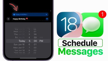 iOS 18 - Scheduled Messages!