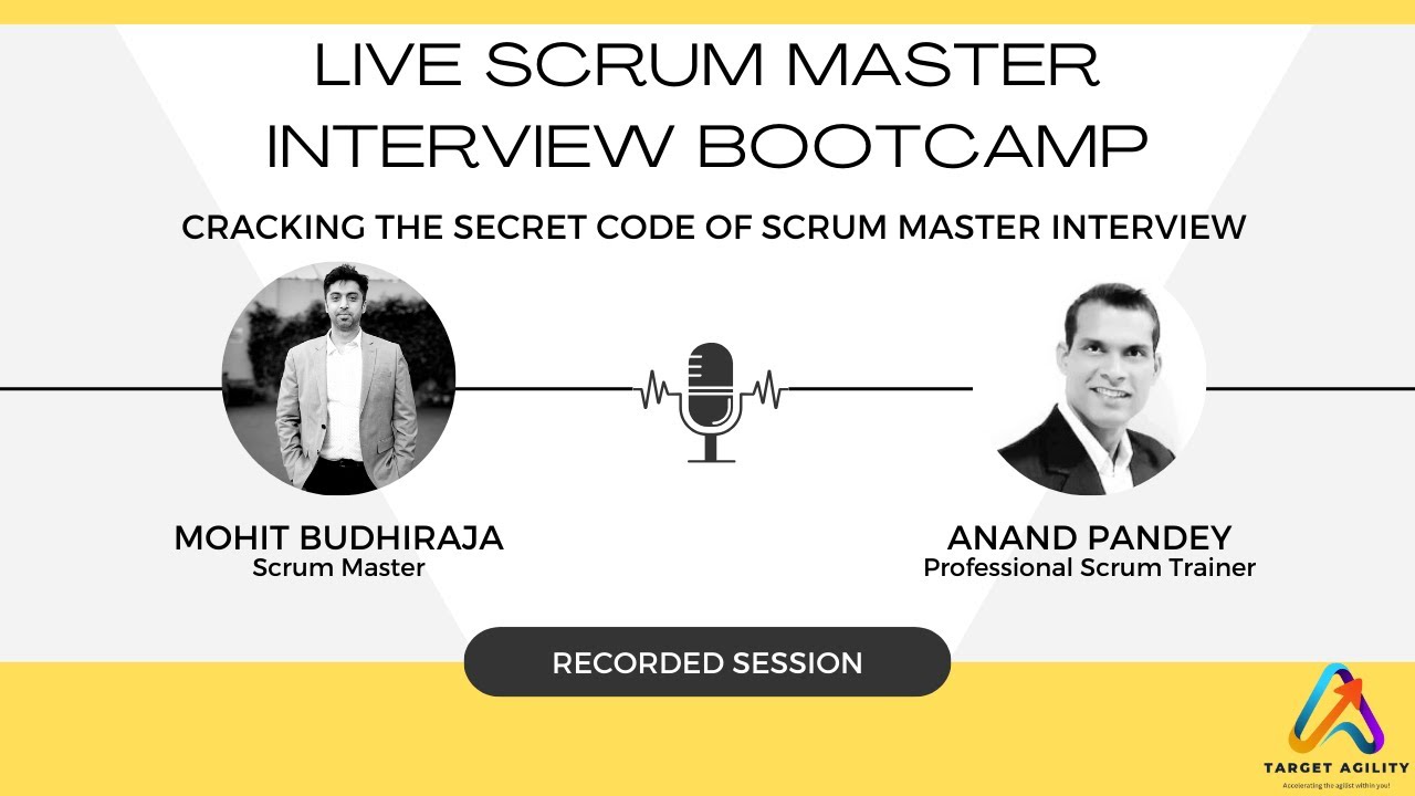 How to prepare for a Scrum Master (SM) Interview? With Mohit Budhiraja ...
