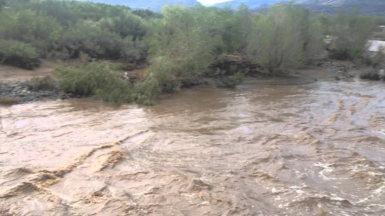 Flooding in Black Canyon City, Arizona 2014 YouTube