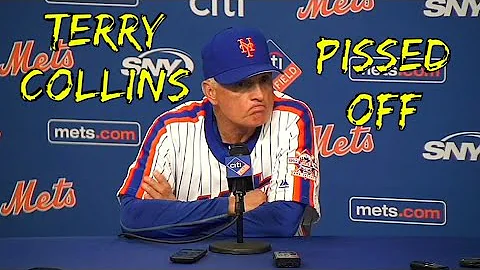 Terry Collins getting Pissed Off