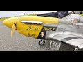 GIANT 1/4 SCALE RC P-51D MUSTANG "JASPER JOKER II" 3W 75cc PETROL CARF MODELS - RAF TIBENHAM - 2019