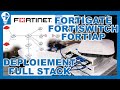 Configuration fortinet intgrale  fortigate fortiswitch fortiap  sdwan fortilink vlans ssids