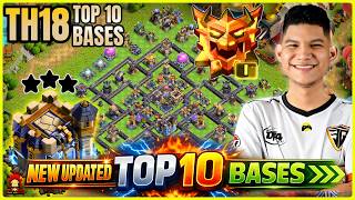 NEW UPDATED TOP 10 TOWNHALL 18 BASE ! BEST TH18 LEGEND BASES WITH LINK ! ANTI 2 STAR TH18 WAR BASE screenshot 5