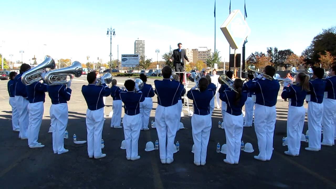 Lamphere High School Marching Band MCBA Championship at Ford Field 2011 Sound Check YouTube