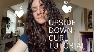 HOW I GET BIG VOLUMINOUS CURLS: upside down styling for naturally curly hair (2c-3a)