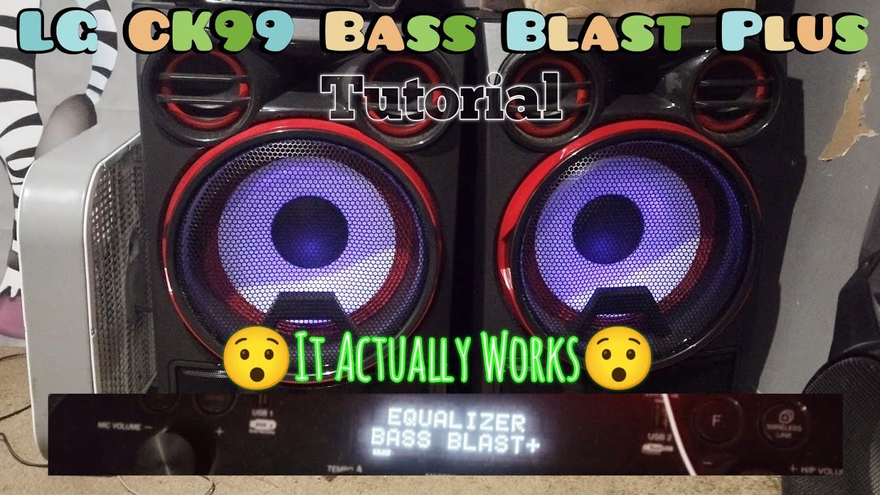 LG CK99 Bass Blast Plus Tutorial