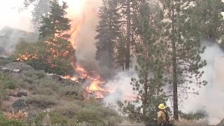 Calmer Winds Help Caldor Fire Crews