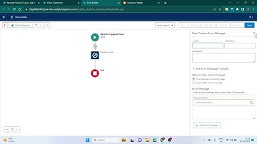Custom Error component in Flows