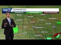 Hit and miss storms Sunday afternoon
