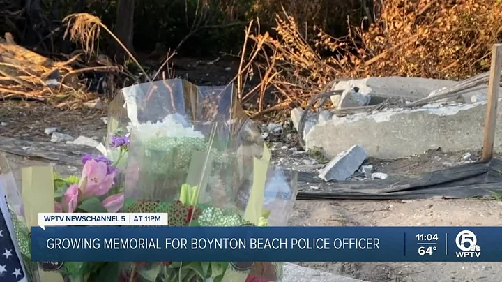 Memorial for killed Boynton Beach police officer g...