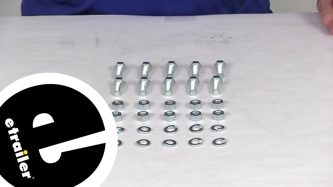 etrailer | The Low-Down on the Mounting Bolts and Hardware for 12" Brake Assemblies