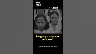 Sejarah, Stanza Lagu Indonesia Raya. #indonesia