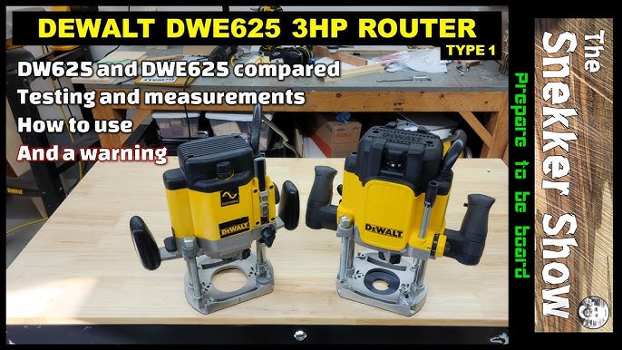 DEWALT DCW604P2-QW 18v XR Cordless Brushless 1/4'' Router Kit with battery  and charger