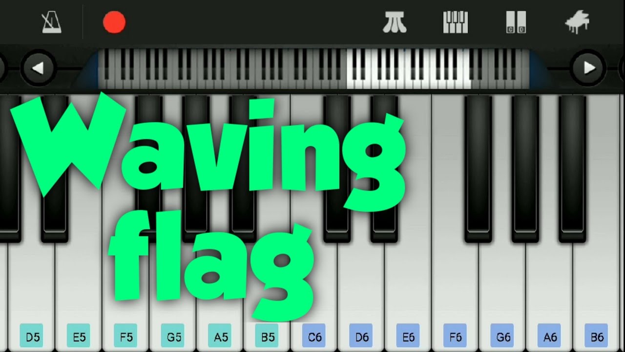 WAVIN FLAG PIANO TUTORIAL - GIVE ME FREEDOM PIANO TUTORIAL | VSN MUSIC ...