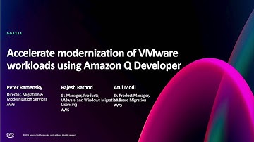 AWS re:Invent 2024 -Accelerate modernization of VMware workloads using Amazon Q Developer-DOP224-NEW