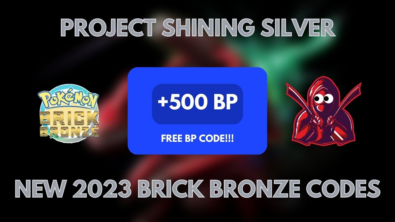 THE BEST POKEMON BRICK BRONZE 2023 CODE?? Free 500 BP (Project Shining  Silver) 