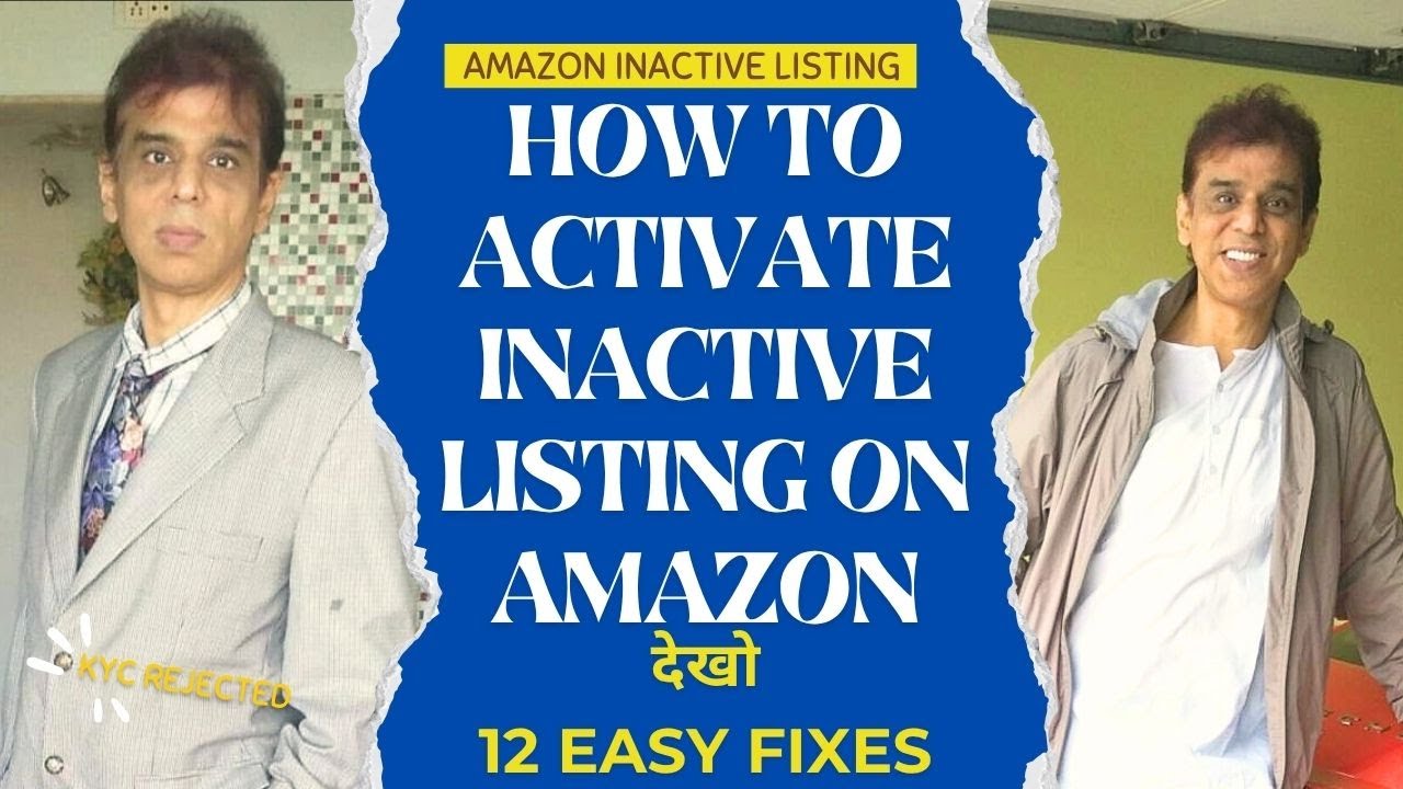 आसान तरीका How to Activate Inactive Listing on Amazon - YouTube