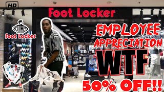 50% OFF!! FOOT LOCKER EMPLOYEE APPRECIATION HAUL!! PART 1. 