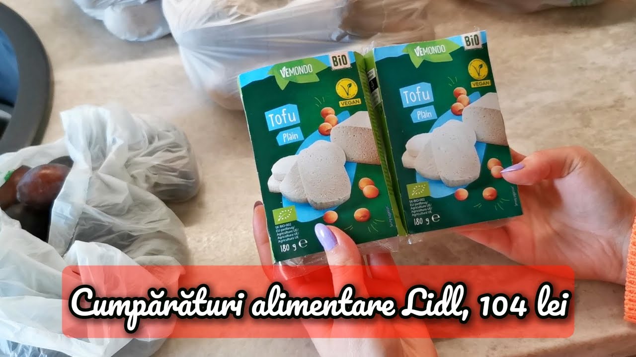 104 lei cheltuiți la Lidl | Cumpărături alimentare