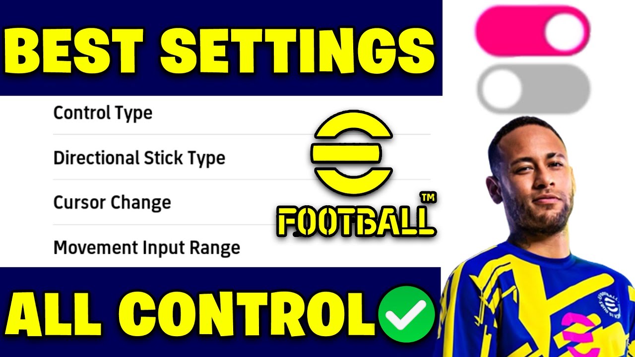 BEST SETTINGS THAT CAN IMPROVE YOUR GAMEPLAY 🔥 EFOOTBALL 2023 MOBILE