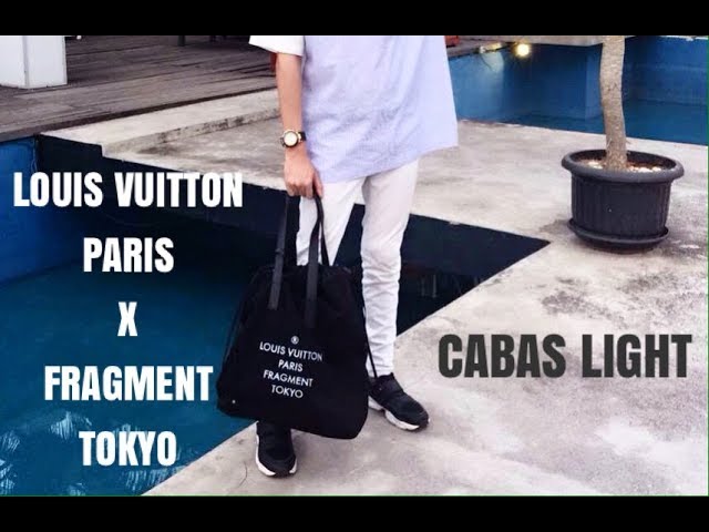 DS Louis Vuitton x Fragment Canvas Cabas Light Black Tote Bag