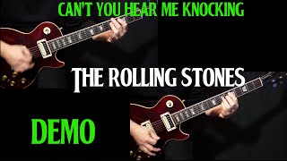 how to play "Can't You Hear Me Knocking" on guitar by The Rolling Stones | DEMO chords sheet
