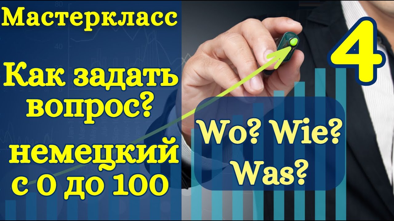 Немецкий с нуля | аудио уроки | Как задать вопрос Wo Wie Was | урок 4
