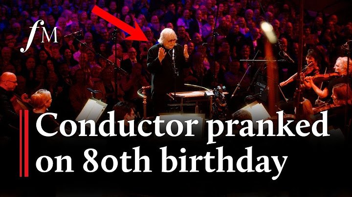 Sir Karl Jenkins wasn’t expecting this birthday surprise! | Classic FM Live