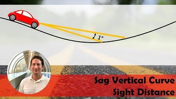 Sag Vertical Curve Sight Distance Demonstration [Nighttime Conditions]