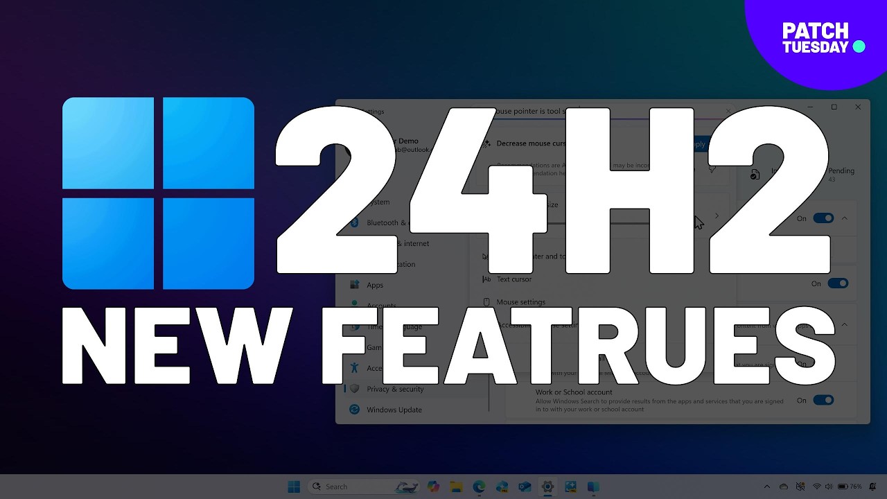 Windows 11 24H2 August 2025 Update biggest features and